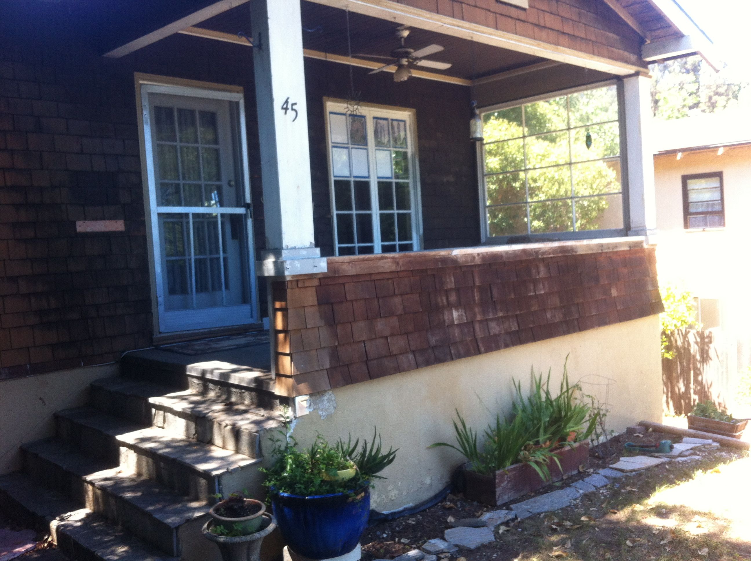 The front porch